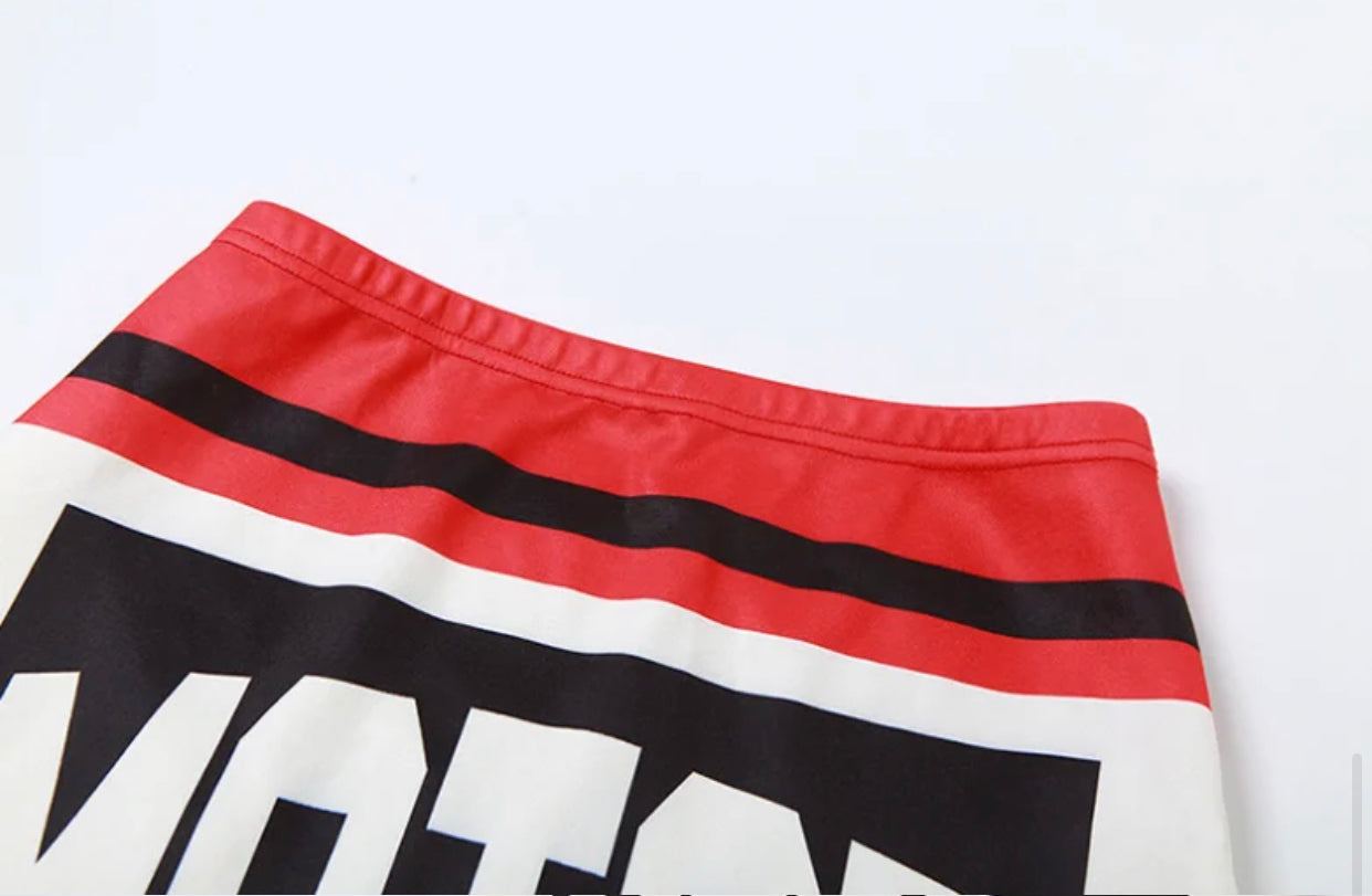 Motorsport Skirt Set (Red)