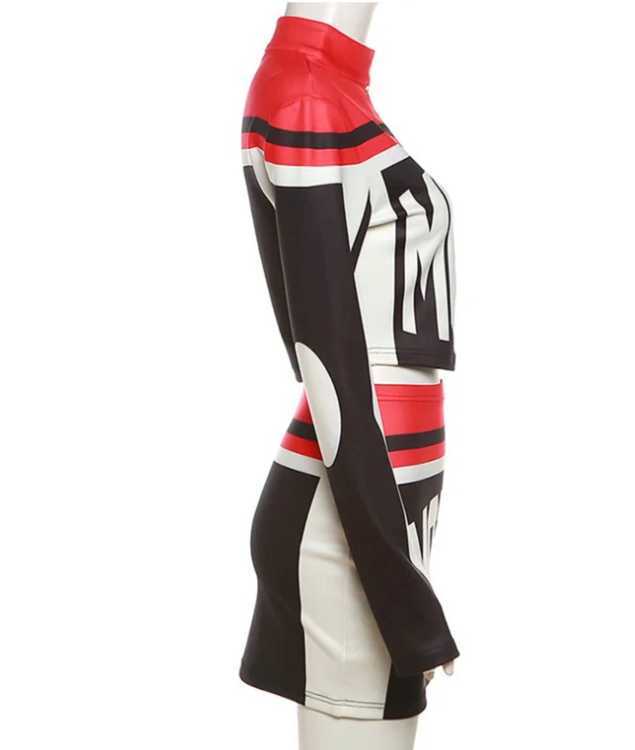 Motorsport Skirt Set (Red)