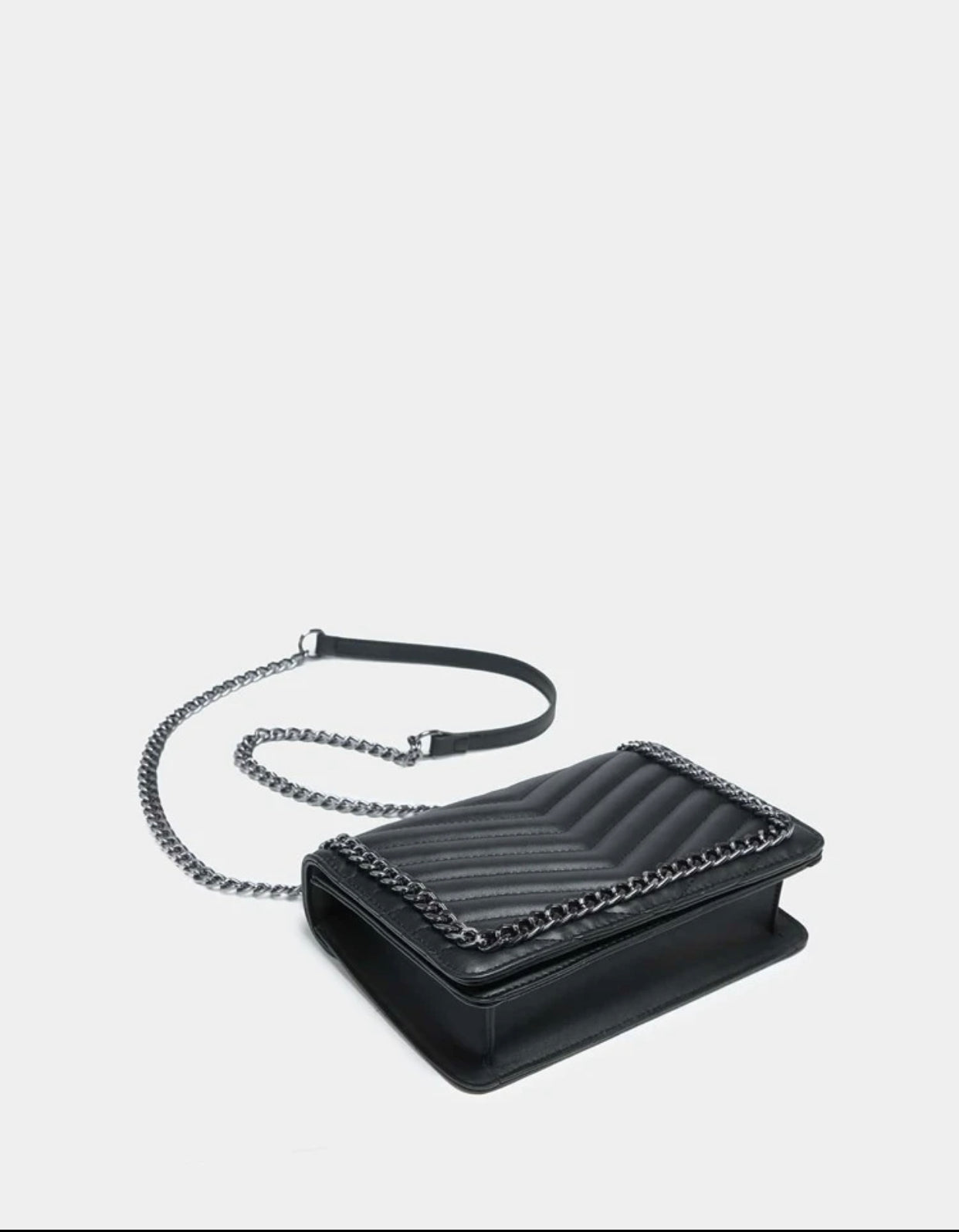 Black Chain Crossbody