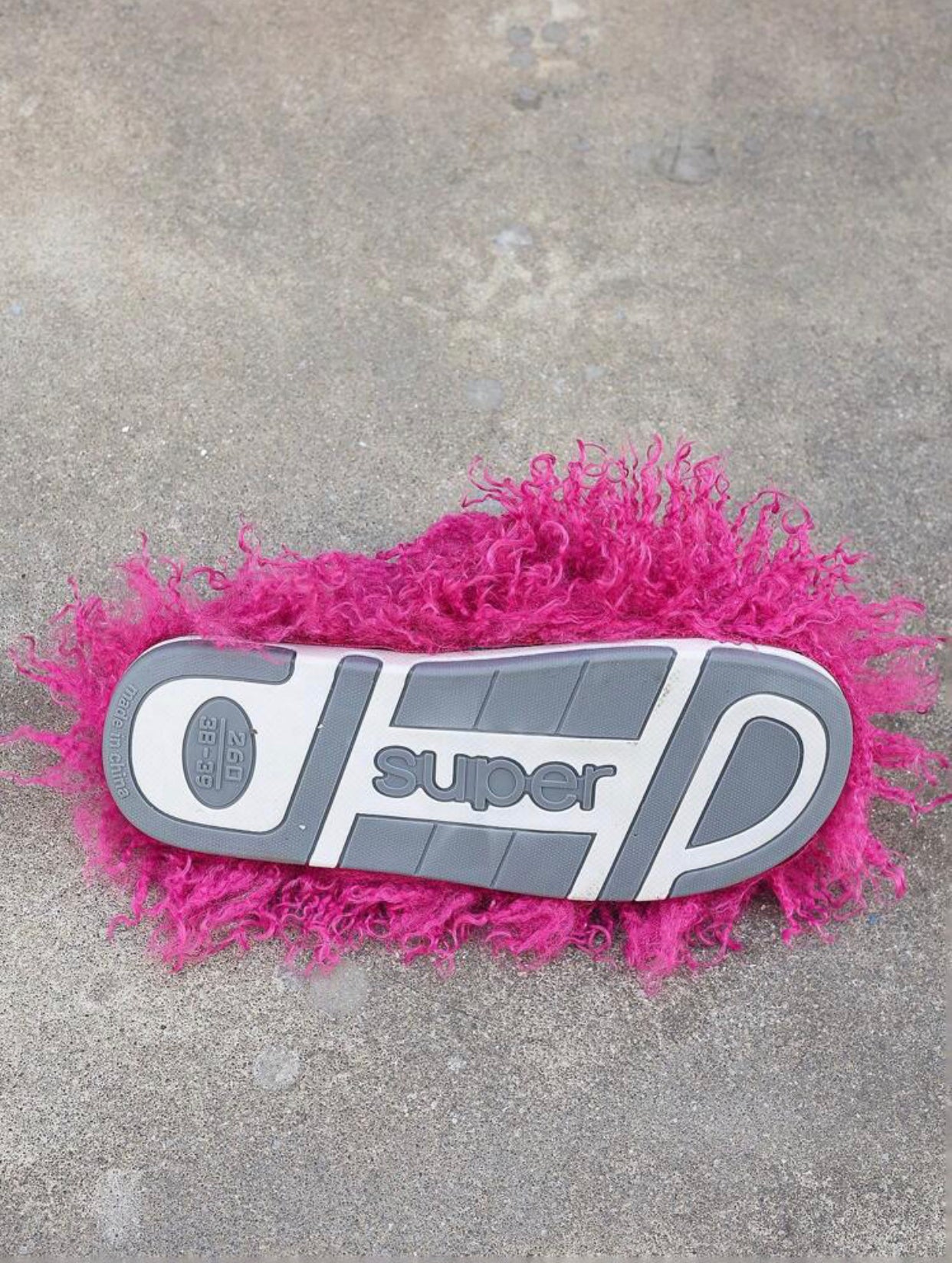 Pink Fur Slides